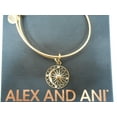 thumbnail image 4 of Alex and Ani Cosmic Balance II Bangle Bracelet Rafaelian Gold Finish With Box and Card, 4 of 7