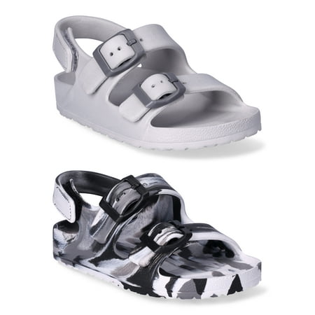 

Wonder Nation Toddler Kids Buckle Sandals 2-Pack