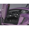 thumbnail image 4 of Lamborghini Aventador Liberty Walk LB-Works Viola SE30 Purple Metallic with Carbon Hood Limited Ed 1/18 Model Car by Autoart, 4 of 6