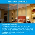 thumbnail image 2 of TORCHSTAR MR16 LED Bulb, 6.5W=50W, GU10 Base, Dimmable, UL Listed, 3000K Warm White, Pack of 6, 2 of 7