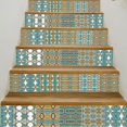 thumbnail image 5 of 6 uds., pegatinas para escaleras, suelo de azulejos, decoración de baño y cocina, pegatina de pared de Pvc impermeable, calcomanías para escaleras, papel tapiz artístico, 5 of 5