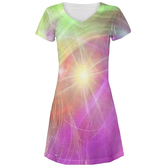 A Star is Born All Over Juniors Beach Cover-Up Dress