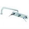 thumbnail image 2 of T&S Brass - Workboard Faucet, Wall Mount, 8'' Centers, 12'' Swing Nozzle, Lever Handles, 2 of 2