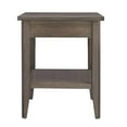 thumbnail image 4 of Leick Furniture Laurent 24"H End Table with Drawer and Display Shelf in Gray, 4 of 8