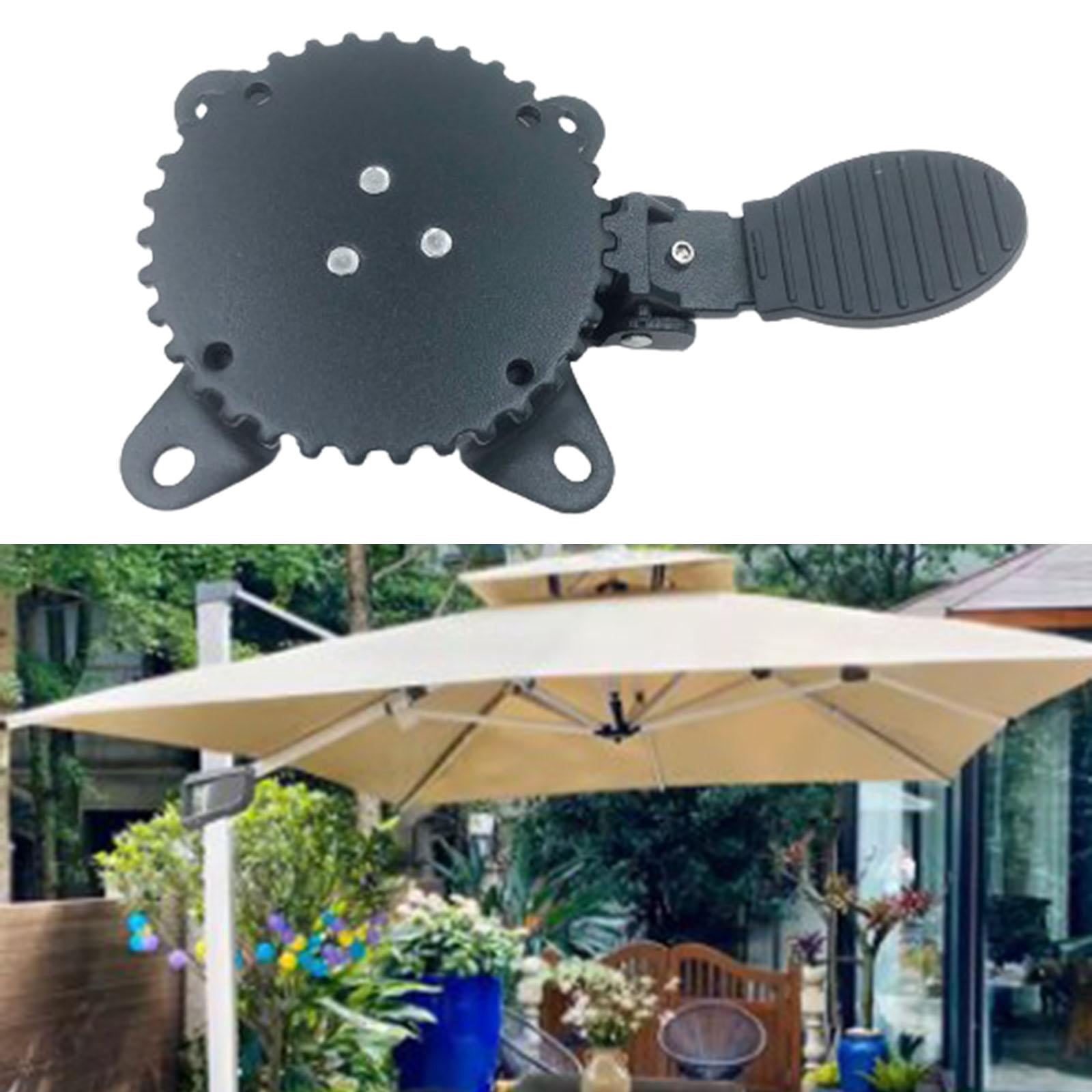 koolsoo 360 degree Rotatable Patio Umbrella Base Parasol Attachment Heavy Duty Umbrella Holder Outdoor Umbrella Stand for Yard Beach Picnic