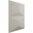 thumbnail image 2 of 19 5/8"W x 19 5/8"H Aberdeen EnduraWall Decorative 3D Wall Panel, UltraCover Satin Blossom White (Covers 2.67 Sq. Ft.), 2 of 6