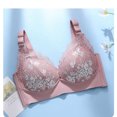 thumbnail image 5 of Womens Bras Plus Size Convertible Bra Feature V-Neck Push-up Bra Style W-1690 Pinks L, 5 of 6