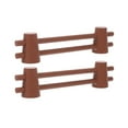 thumbnail image 1 of STRANDCHIC Mini Farm Fence Set Childrens Room Landscaping Oak 2Pcs, 1 of 7