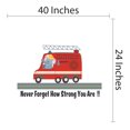 thumbnail image 4 of Never Forget How Strong You are - Trendy Inspirational Kids Quote for Home Bedroom Apartment Living Room Baby Nursery Room Classroom Decor- Size : 30" x 18", 4 of 4