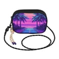 thumbnail image 2 of FORMRS Mini Crossbody Bag for Women Adjustable Shoulder Rope Travel Casual Phone Purse, Purple Digital Art, 2 of 7