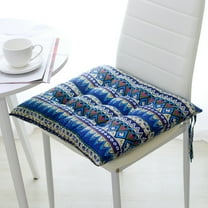 SPOORYYO Soft Chair Pad Home Kitchen Office Seat Cushion 18 Inch Diameter Multicolor Pattern