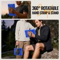 thumbnail image 7 of Case for Samsung Galaxy Tab A11 8.7 inch, 360 Degree Rotating Hand Grip Shockproof Cover with Shoulder Strap, Blue, 7 of 7