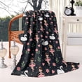 thumbnail image 2 of Ballerina Princess Swan Pattern Blanket,Comfortable Soft Lamb Wool Throw Blanket,All Season,Warm Lightweight Blankets for Sofa Bed Couch Living Room Chair,60"x80", 2 of 4