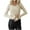 Beige, variant on Womens Fall Winter Tops Long Sleeve Lightweight Ribbed Knit T Shirts Casual V Neck Slim Base Layer