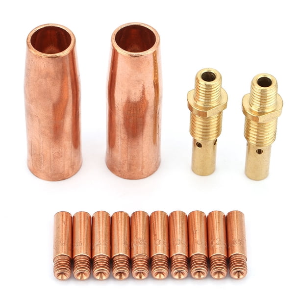 Kit De Punta De Difusor De Boquilla Para Pistola De Soldadura Tweco Mig,14 Piezas/Set Kearding TO003498-00