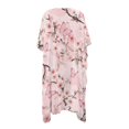 thumbnail image 2 of HELLHERO Loose Bathing Suit Cover Up for Vacation High Quality Fabrics Cardigan Long Kimono Cover Ups for Swimwear Women Butterfly Garden, 2 of 6