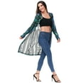 thumbnail image 3 of Women's Sparkly Sequin Cardigan Long Sleeve Open Front Glitter Kimono, 3 of 7