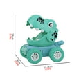 thumbnail image 2 of Gallickan Dinosaur Car Toys for Toddlers 1-3, Pull Back Car Baby Dinosaur Truck Cars, Press and Go Car Toys for Kids Boys Girls Christmas Birthday Gifts, D, 2 of 4