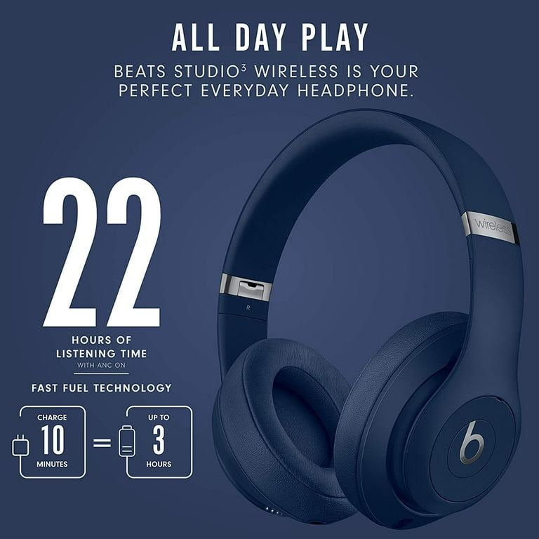 Amazon.com: Beats Studio3 Wireless Headphones - Blue