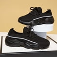 thumbnail image 1 of Sandalias transpirables de moda para mujer, zapatos de malla informales de suela gruesa, zapatillas tejidas Wmkox8yii  ahfdhkah152, 1 of 5