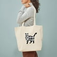thumbnail image 3 of CafePress - One Cat Short Of Crazy Tote Bag - Unisex Canvas Tote Bag, Beige, 1-Piece, 3 of 7