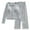 Grey, variant on Pajama Sets for Women 2 Piece Casual Built In Bra Long Sleeve Pants Women's Sleepwear,Dark Gray,L