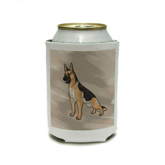 German Shepherd - Pet Dog Can Cooler Drink Insulator Beverage Insulated Holder