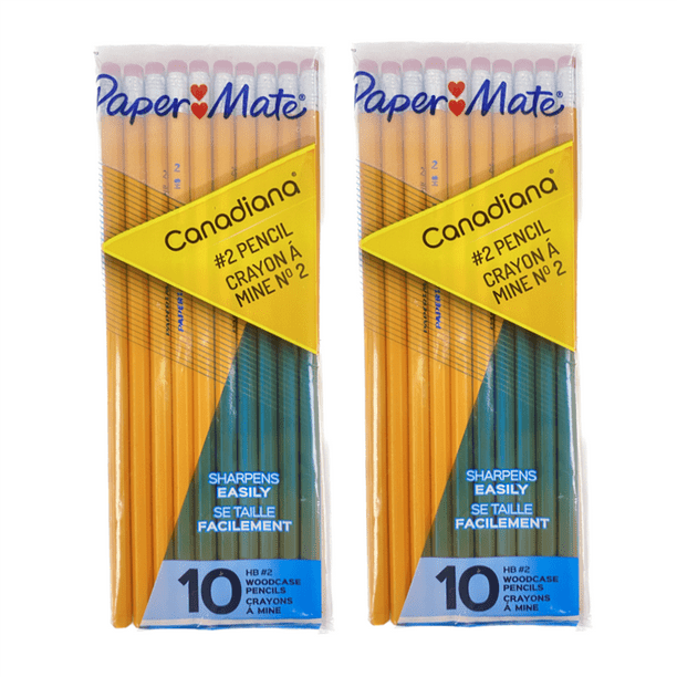 PAPER MATE PENCIL 2HB 10 CT 2PACK Walmart.ca