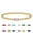 February(Amethyst), variant on Exquisite Birthstone Jewelry for Women, Flexible 14K Gold-Plated Bead Bracelets, Fashionable Friendship Birthday Gift for Her