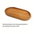 thumbnail image 6 of A rustic-style oval wooden tray, perfect for serving cooked foods, cheeses, bread, fruits, vegetables, and dips. An ideal gift for housewarmings, Christmas, and Halloween decorations, 6 of 18