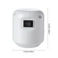 thumbnail image 3 of Potente Bomba De Vacío Bomba de aire eléctrica Bomba de vacío eléctrica de 55W Ahorro de mano de obra para bolsas de almacenamiento de ropa Sywqhk Libre de BPA, 3 of 3