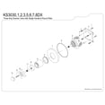 thumbnail image 6 of Kingston Brass KS3030DX Concord Single-Handle Three-Way Diverter Valve with Round Trim Kit, Matte Black, 6 of 9