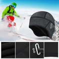 thumbnail image 4 of Twinkseal Thermal Hat Winter Beanie Hat Fleece Lined Warm Cycling Hat with Glasses Holes Ultra-thick Soft Windproof Winter Helmet Liner Thermal Beanie Hat Warm, 4 of 8