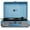 Blue Velvet, variant on Arkrocket Curiosity Suitcase Bluetooth Turntable Vintage 3-Speed Record Player with Built-in Speakers Upgraded Turntable Audio Sound (Green Velvet)