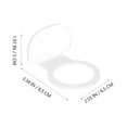 thumbnail image 2 of HEANUJJ 2Pcs Baseball Display Rack Acrylic Wall Mounted Ball Storage Holder Durable and Wear Resistant, 2 of 8