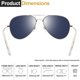 thumbnail image 3 of Gafas de Sol Joopin Paquete de 3 Grandes Polarizadas Estilo Aviador Unisex, 3 of 6
