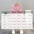 thumbnail image 3 of Zpanxa Ensembles d'Été Courts pour Filles Couleur Unie Confortables Manches Courtes Col Rond Blouses Ensembles 2-3 Ans, 3 of 6