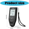 thumbnail image 5 of Digital Coating Thickness Gauges 0-2000μm Large Display Paint Coating Meter with Backlit Unit Conversion Paint Gauges, 5 of 16