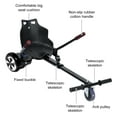 thumbnail image 5 of Kitem Hoverboard Go Kart with Rear Shock Absorption Hand Operated Advance Stop Hoverboards Seat Attachment for 6 5" 10" Hoverboards without Hoverboards Black, 5 of 13
