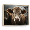 thumbnail image 2 of Designart "Stampede in Motion I" Animals Floater Framed Canvas Wall Art, 2 of 7