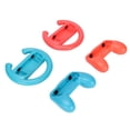thumbnail image 3 of Kit de Volant de Poignée de Contrôleur Résistant à la Chaleur pour Nintendo Switch (Rouge/bleu), 3 of 22