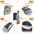 thumbnail image 5 of Sleeping Pad, Portable Camping Mat, CertiPUR-US Memory Foam Camping Mattress, Roll Up Floor Bed for Tent, Cot, Truck, Car, Outdoor Travel w/Portable Bag (3" with Pillow / 2.5" Without Pillow), 5 of 7