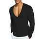 thumbnail image 1 of pstuiky Camisas de invierno de manga larga para hombre, Camiseta deportiva de manga corta con cuello redondo, ajustada y de alta resistencia, de color liso para hombre Tops casuales para hombres xxl, 1 of 5