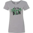 thumbnail image 3 of Inktastic St. Patrick's Day Let the Shenanigans Begin Women's T-Shirt, 3 of 5
