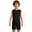 Black, variant on TiaoBug Unisex Kids Back Zip Sleeveless Anti-Strip Jumpsuit with Special Needs Autism Romper Adaptive Clothing White 6