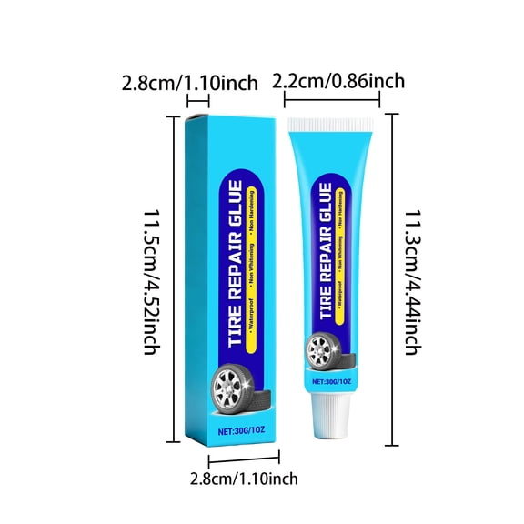 Tire Plug Kit Tire Repair Glue 20ml