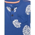 thumbnail image 2 of Wonder Nation Toddler Boys Printed Henley, Sizes 12M-5T, 2 of 3