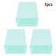 thumbnail image 1 of Daboolka 3 cajas de almacenamiento de zapatos para hombre, contenedores apilables para zapatos con apertura tipo tapa (verde), 1 of 8
