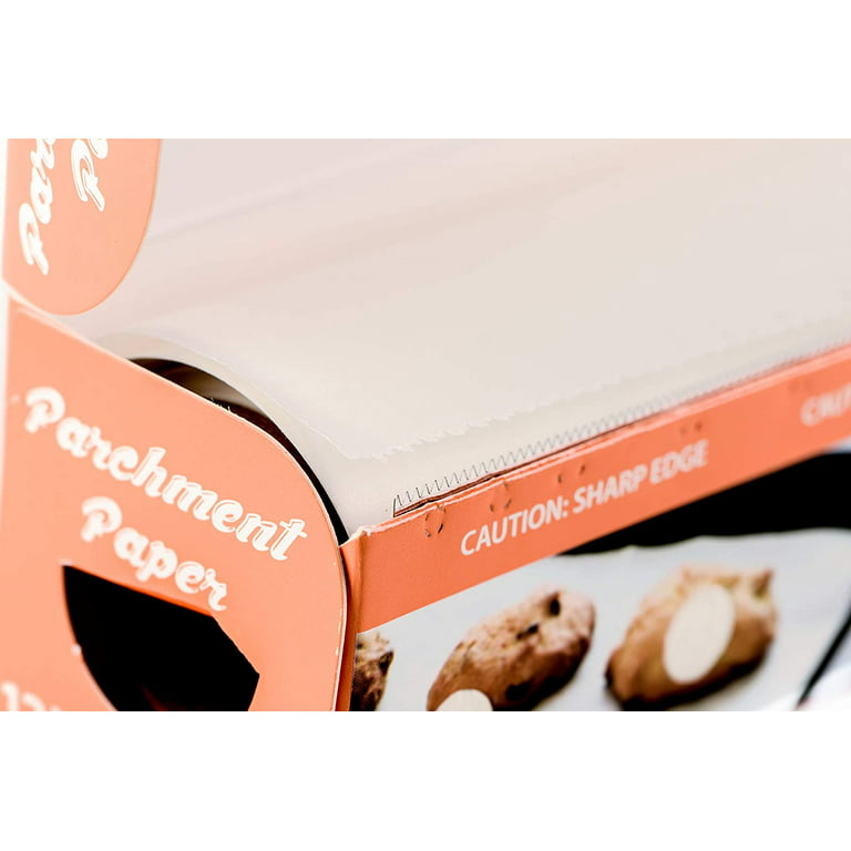 KOOC Premium 60-Feet Parchment Paper Roll - 12-Inch Width, Non-Stick,  Unbleached Baking Paper - Ideal for Baking, Cooking, and Food Preparation -  60