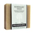 thumbnail image 1 of Jabón en barra de romero y salvia Plantlife: hidratante y calmante para la piel. Elaborado artesanalmente con ingredientes vegetales. Fabricado en California. Barra de 113 g., 1 of 1